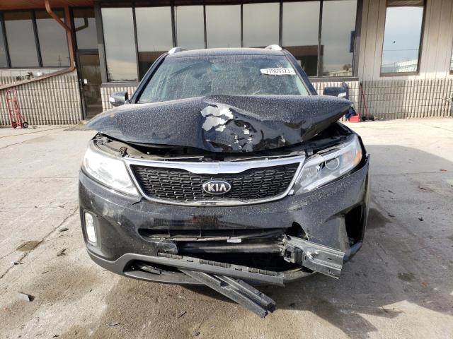 5XYKTCA66FG612159 - 2015 KIA SORENTO LX BLACK photo 5