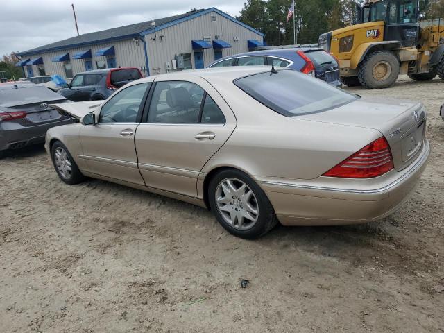 WDBNG75J83A380391 - 2003 MERCEDES-BENZ S 500 BEIGE photo 2