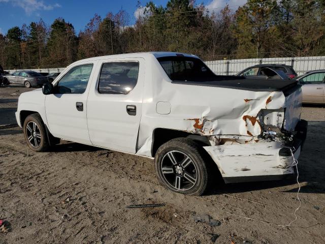 5FPYK1F7XEB002118 - 2014 HONDA RIDGELINE SPORT WHITE photo 2