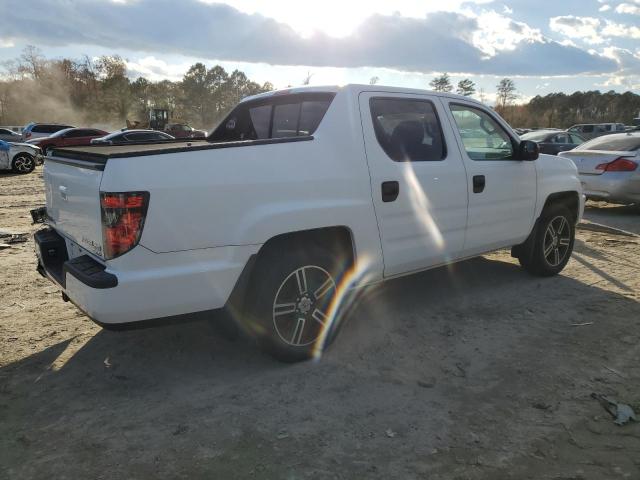 5FPYK1F7XEB002118 - 2014 HONDA RIDGELINE SPORT WHITE photo 3