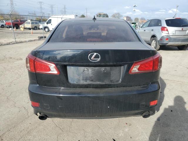 JTHCF5C24B5048854 - 2011 LEXUS IS 250 BLACK photo 6