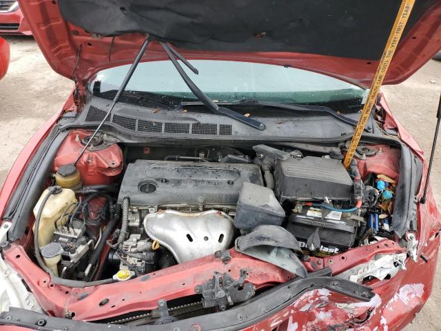 4T1BE46K19U399898 - 2009 TOYOTA CAMRY BASE RED photo 11