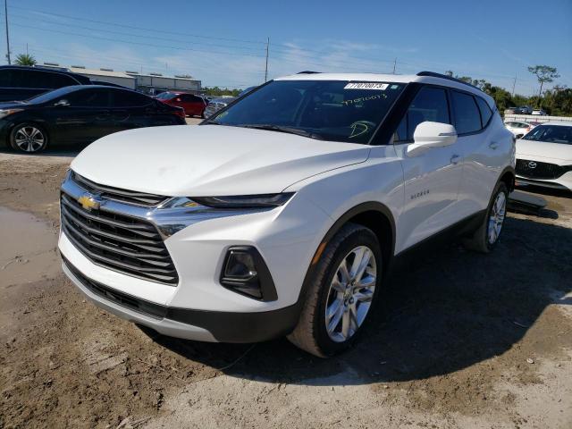 3GNKBDRS9NS208917 - 2022 CHEVROLET BLAZER 3LT WHITE photo 1