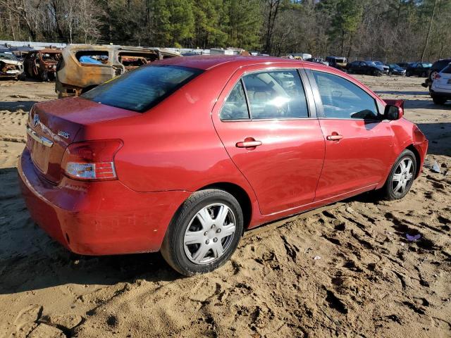 JTDBT4K31A1366978 - 2010 TOYOTA YARIS RED photo 3