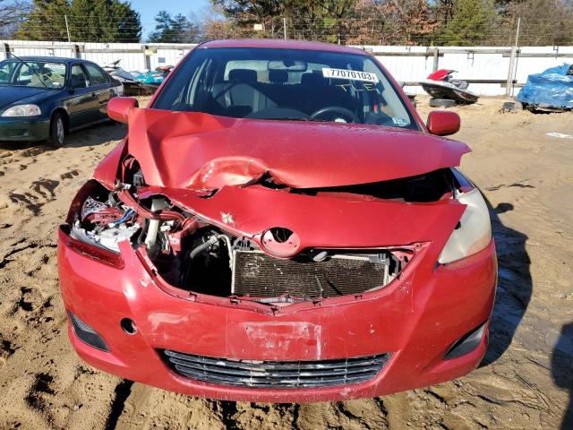 JTDBT4K31A1366978 - 2010 TOYOTA YARIS RED photo 5