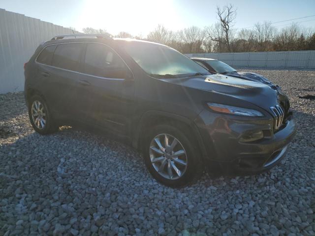 1C4PJMDS1FW742878 - 2015 JEEP CHEROKEE LIMITED GRAY photo 4