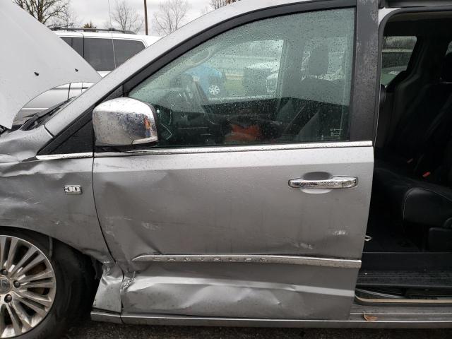 2C4RC1CG3ER228083 - 2014 CHRYSLER TOWN & COU TOURING L SILVER photo 7