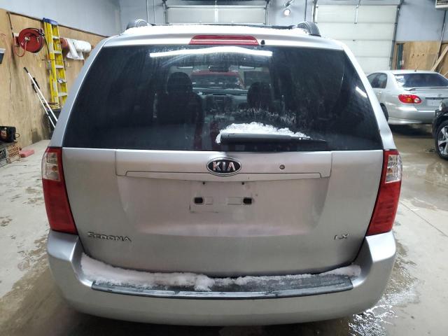 KNDMB233986203183 - 2008 KIA SEDONA EX SILVER photo 6