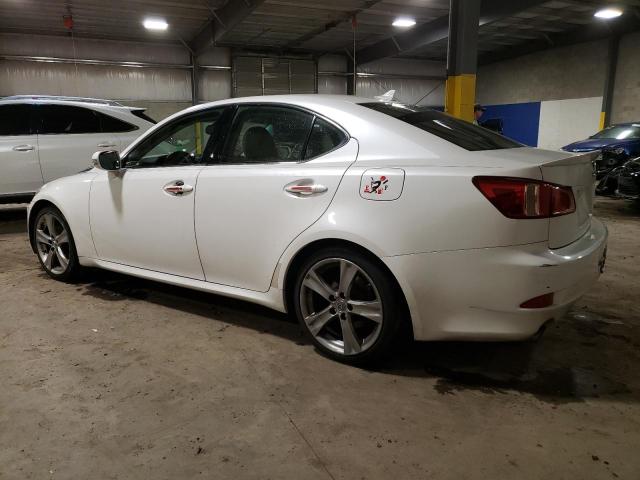 JTHBF5C26D5190833 - 2013 LEXUS IS 250 WHITE photo 2