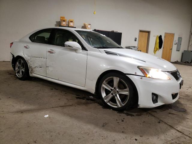 JTHBF5C26D5190833 - 2013 LEXUS IS 250 WHITE photo 4