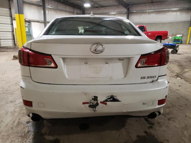 JTHBF5C26D5190833 - 2013 LEXUS IS 250 WHITE photo 6