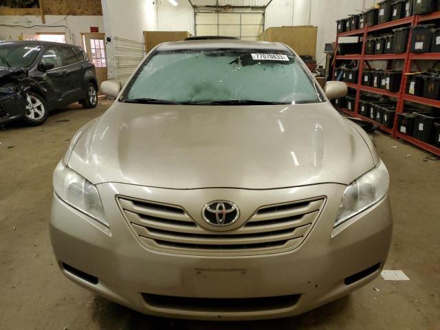 4T1BE46K37U001443 - 2007 TOYOTA CAMRY CE GOLD photo 5