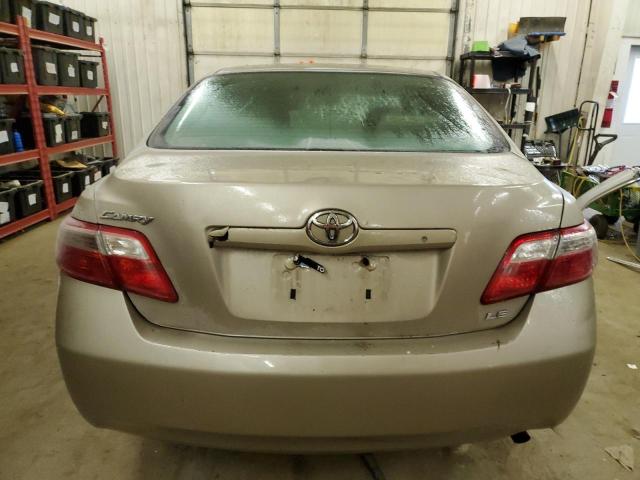 4T1BE46K37U001443 - 2007 TOYOTA CAMRY CE GOLD photo 6