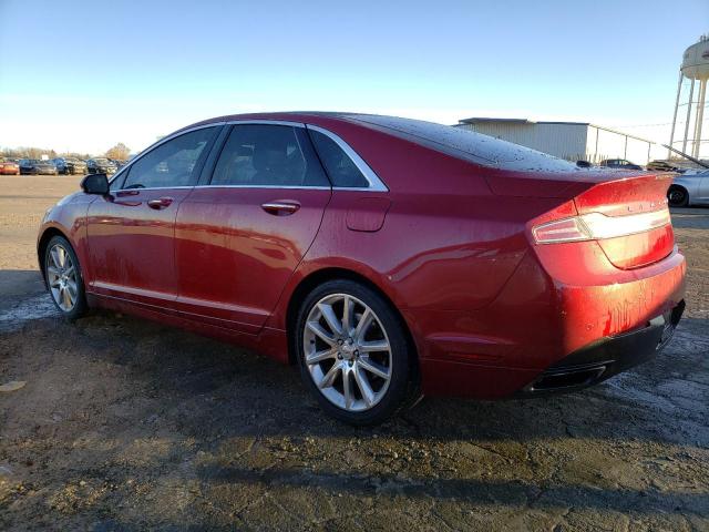 3LN6L2G91GR617186 - 2016 LINCOLN MKZ RED photo 2
