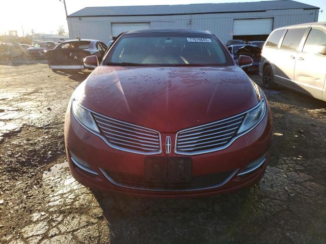 3LN6L2G91GR617186 - 2016 LINCOLN MKZ RED photo 5