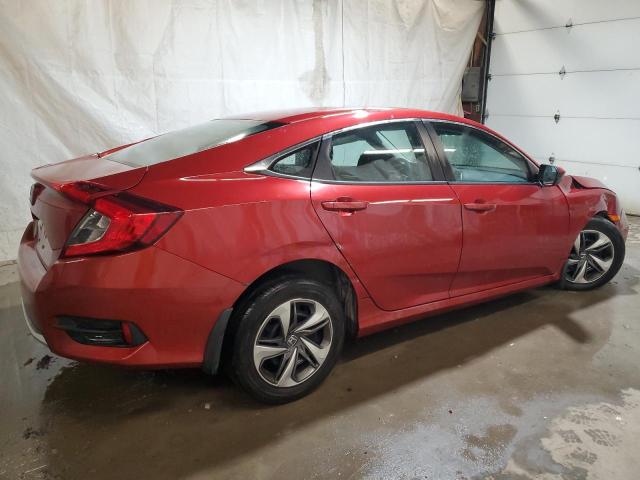 19XFC2F69KE213550 - 2019 HONDA CIVIC LX RED photo 3