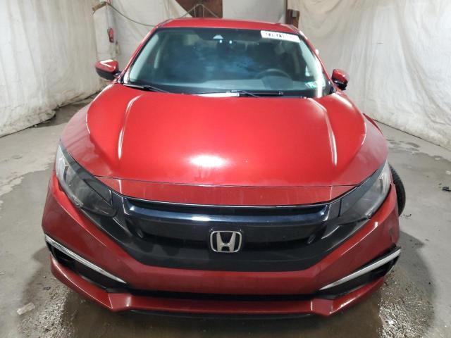 19XFC2F69KE213550 - 2019 HONDA CIVIC LX RED photo 5