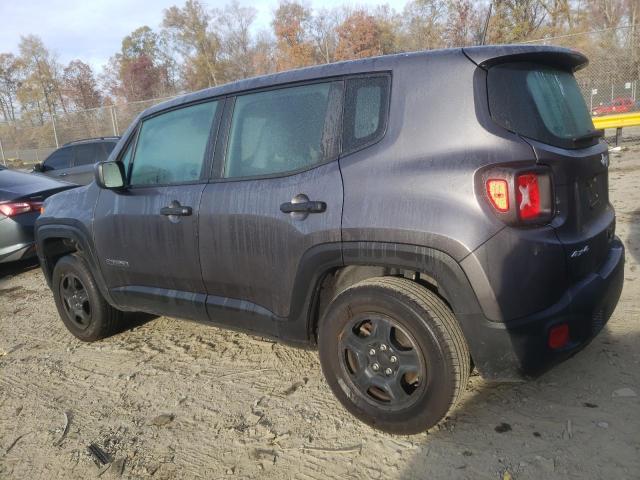 ZACNJBAB7KPK32944 - 2019 JEEP RENEGADE SPORT GRAY photo 2