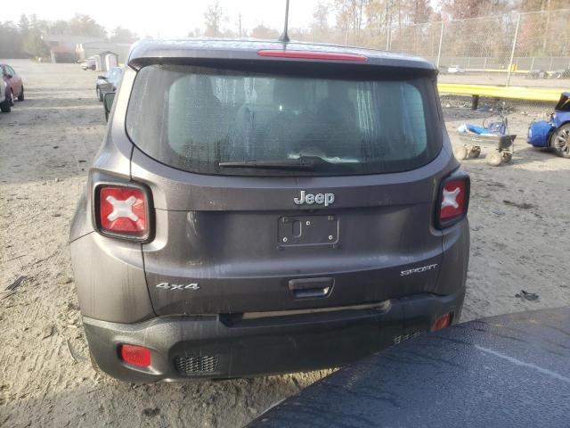 ZACNJBAB7KPK32944 - 2019 JEEP RENEGADE SPORT GRAY photo 6