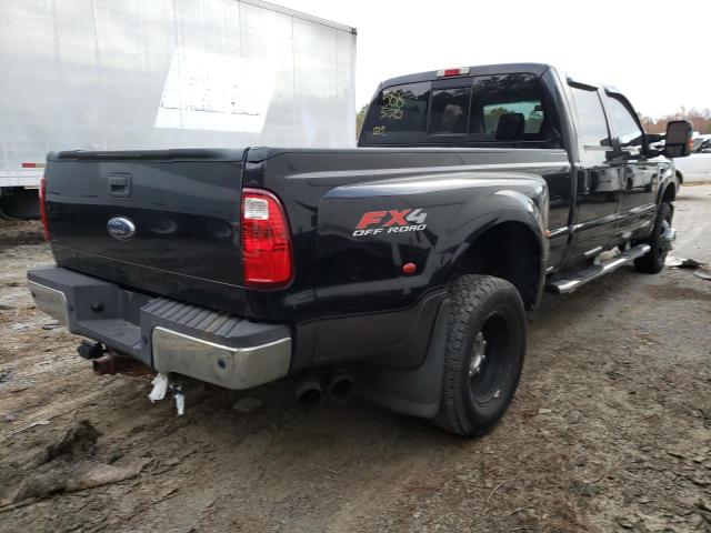 1FTWW33R98EA29922 - 2008 FORD F350 SUPER DUTY BLACK photo 3