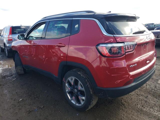 3C4NJDCB1KT709632 - 2019 JEEP COMPASS LIMITED RED photo 2