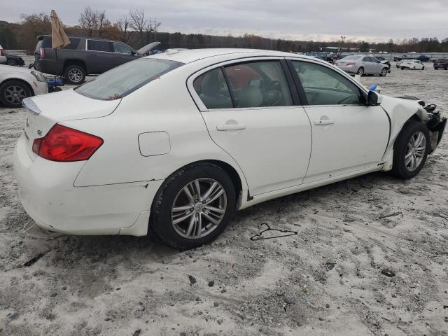 JN1DV6AP0BM604163 - 2011 INFINITI G25 BASE WHITE photo 3