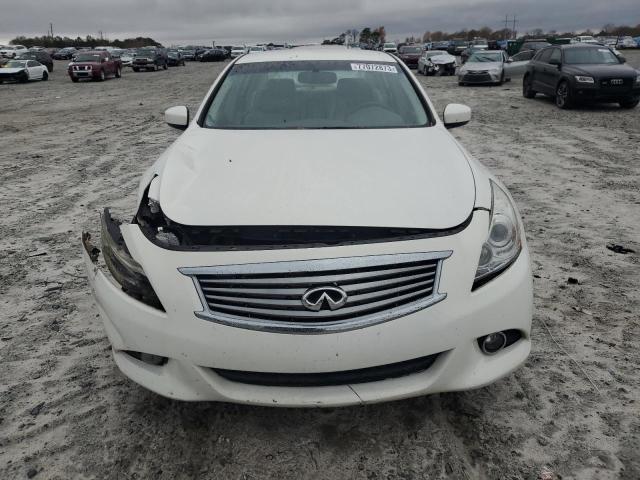 JN1DV6AP0BM604163 - 2011 INFINITI G25 BASE WHITE photo 5