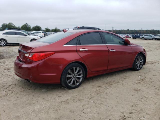 5NPEC4AC5BH259876 - 2011 HYUNDAI SONATA SE RED photo 3