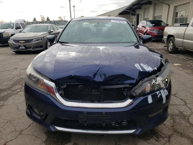 1HGCR2F50EA253954 - 2014 HONDA ACCORD SPORT BLUE photo 5