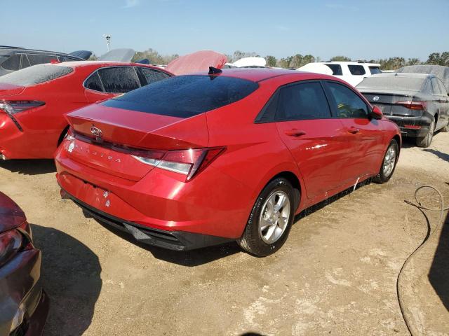 5NPLL4AG7MH021038 - 2021 HYUNDAI ELANTRA SE RED photo 3