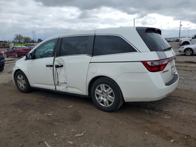 5FNRL5H2XCB026841 - 2012 HONDA ODYSSEY LX WHITE photo 2