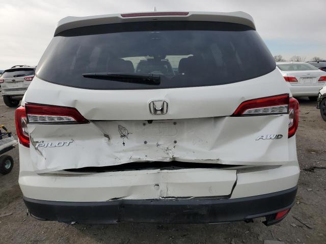 5FNYF6H53KB066079 - 2019 HONDA PILOT EXL WHITE photo 6