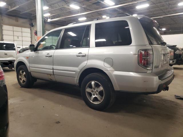 5FNYF18338B018561 - 2008 HONDA PILOT SE SILVER photo 2