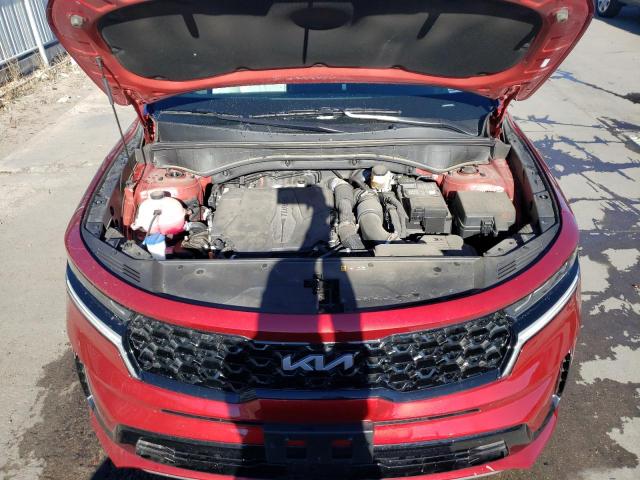 5XYRKDLF7PG176251 - 2023 KIA SORENTO SX RED photo 12