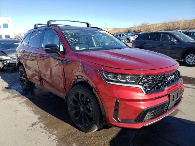 5XYRKDLF7PG176251 - 2023 KIA SORENTO SX RED photo 4