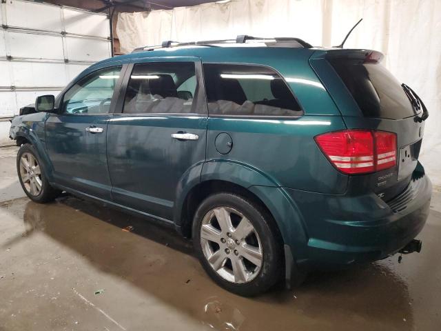 3D4GH67V59T559509 - 2009 DODGE JOURNEY R/T TEAL photo 2