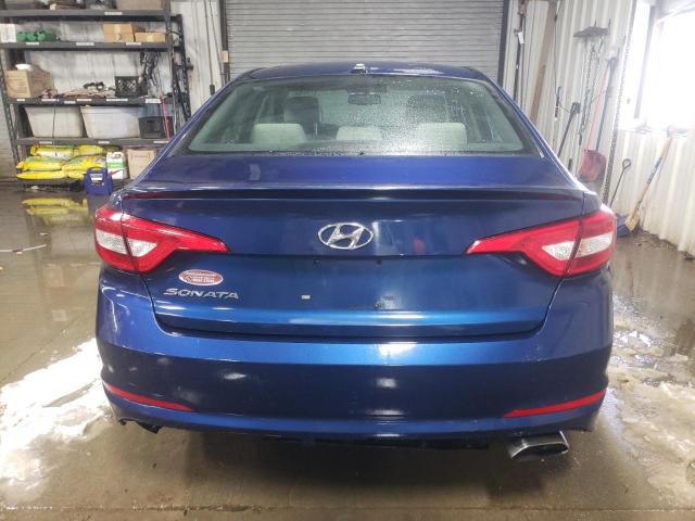 5NPE24AF0FH205193 - 2015 HYUNDAI SONATA SE BLUE photo 6