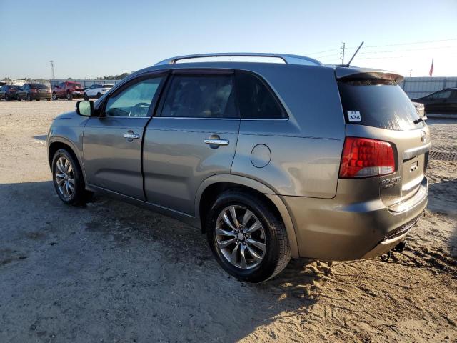 5XYKW4A21DG359887 - 2013 KIA SORENTO SX GRAY photo 2