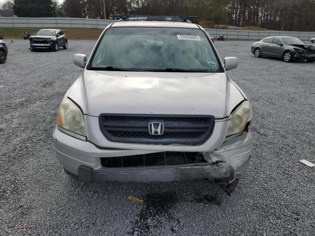 2HKYF18444H574771 - 2004 HONDA PILOT EX SILVER photo 5