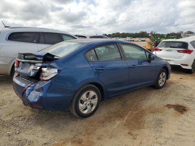 2HGFB2F53EH514335 - 2014 HONDA CIVIC LX BLUE photo 3