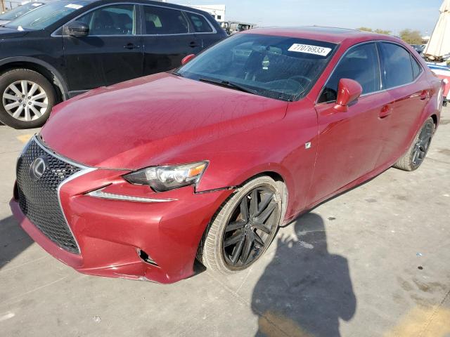 JTHBF1D22F5073728 - 2015 LEXUS IS 250 RED photo 1