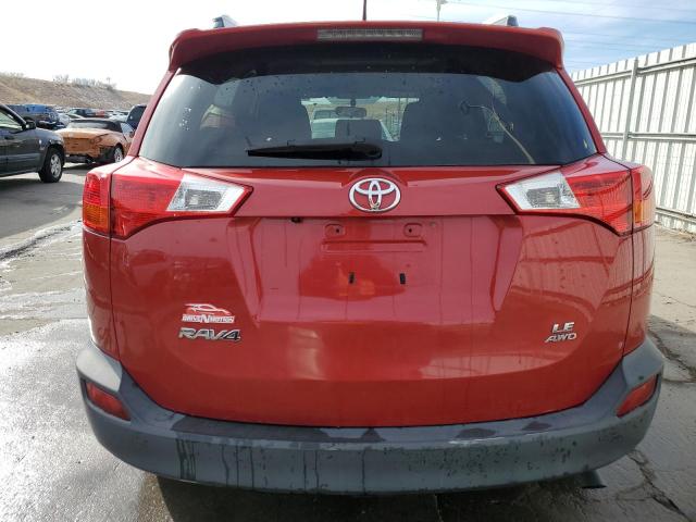 JTMBFREV2ED070373 - 2014 TOYOTA RAV4 LE RED photo 6