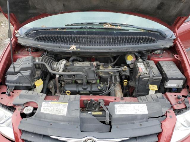 1A4GP45R46B660235 - 2006 CHRYSLER TOWN & COU მუქწითელი ფოტო 12