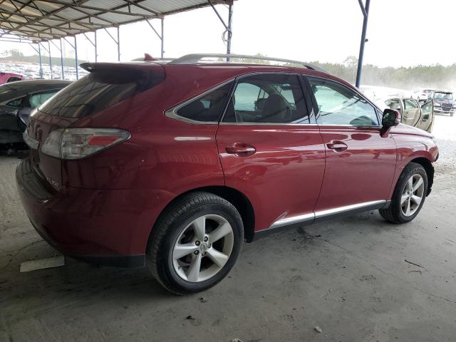 2T2BK1BA3AC055639 - 2010 LEXUS RX 350 BURGUNDY photo 3