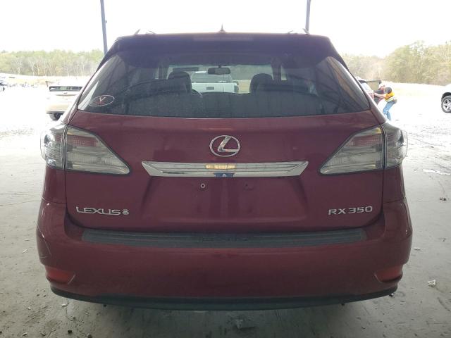 2T2BK1BA3AC055639 - 2010 LEXUS RX 350 BURGUNDY photo 6