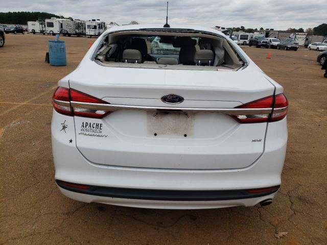 3FA6P0H79HR224490 - 2017 FORD FUSION SE WHITE photo 6