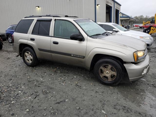 1GNDS13S132406898 - 2003 CHEVROLET TRAILBLAZE SILVER photo 4