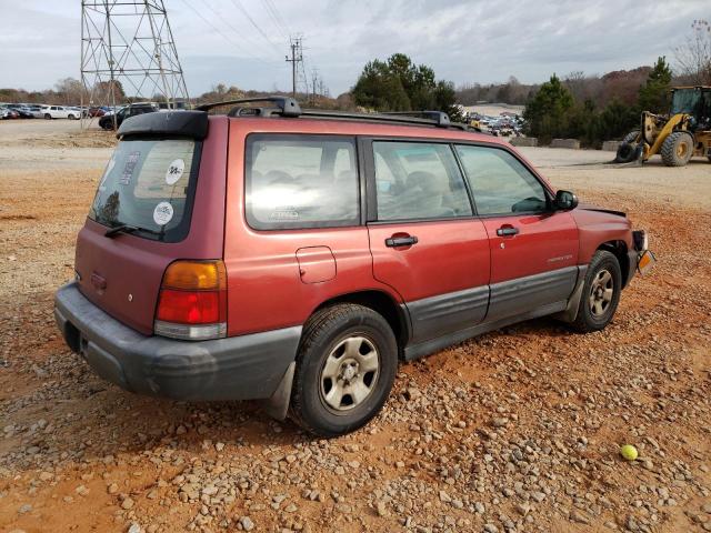 JF1SF63522G747682 - 2002 SUBARU FORESTER L RED photo 3