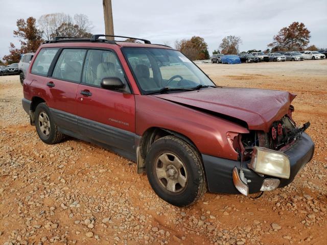 JF1SF63522G747682 - 2002 SUBARU FORESTER L RED photo 4