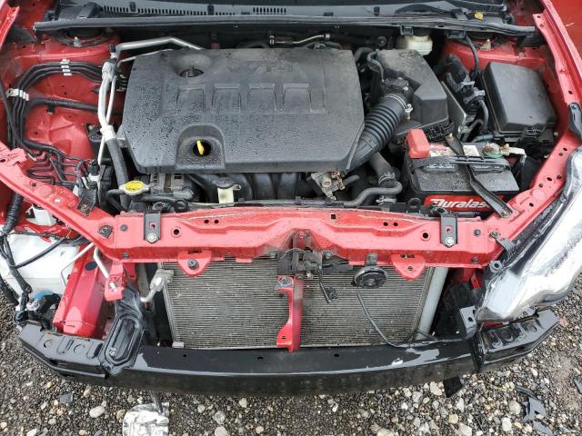 2T1BURHE4GC524382 - 2016 TOYOTA COROLLA L RED photo 11